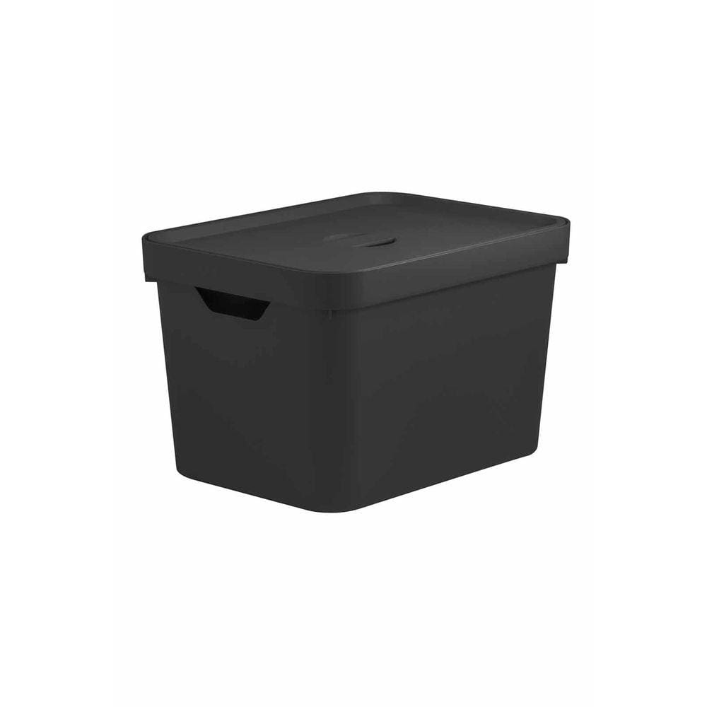 Caixa Organizadora Cube 18 Litros Com Tampa 36 x 27 x 24,5cm
