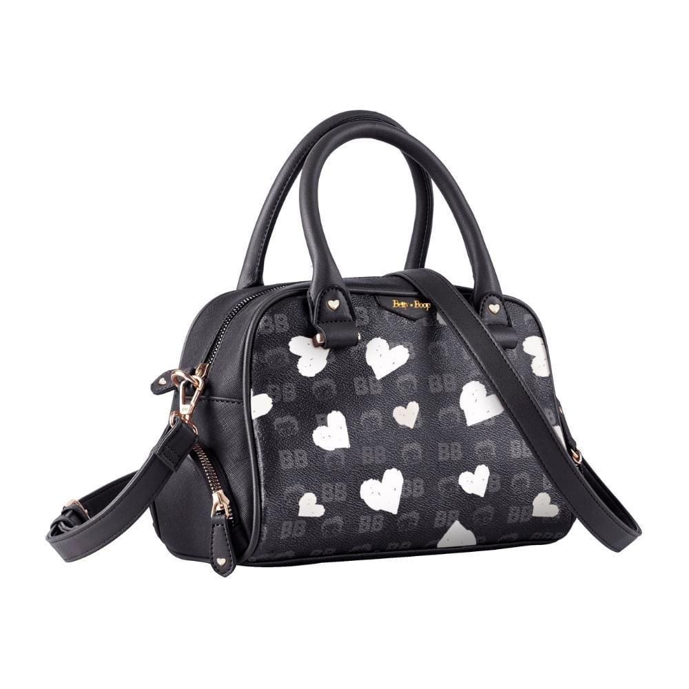 Bolsa Mini Betty Boop Semax Preto/Branco 25,5x18,5x14 cm