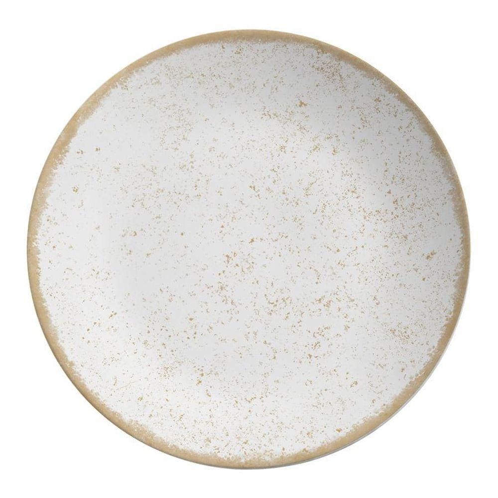 Pratos Coup Alleanza Cerâmica Branco 29cm - 6 Unidades