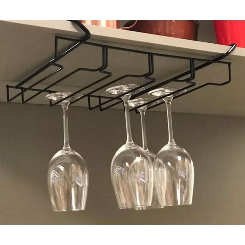 Suporte Pendurar Taça Suspenso Organizador Armário Porta Capacidade 12 Taças de Vinho Para Barzinho Hotel