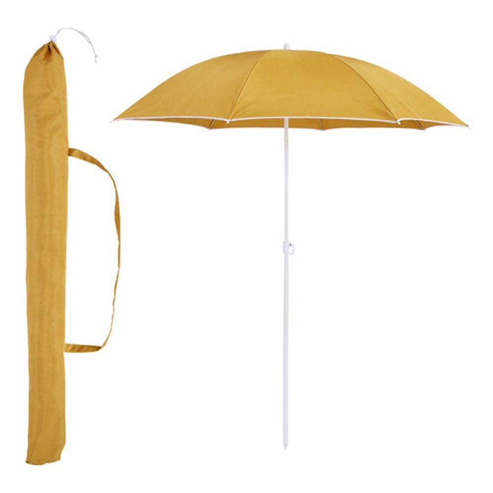 Guarda Sol Central Praia 180cm Aço E Poliester - Yellow Sun