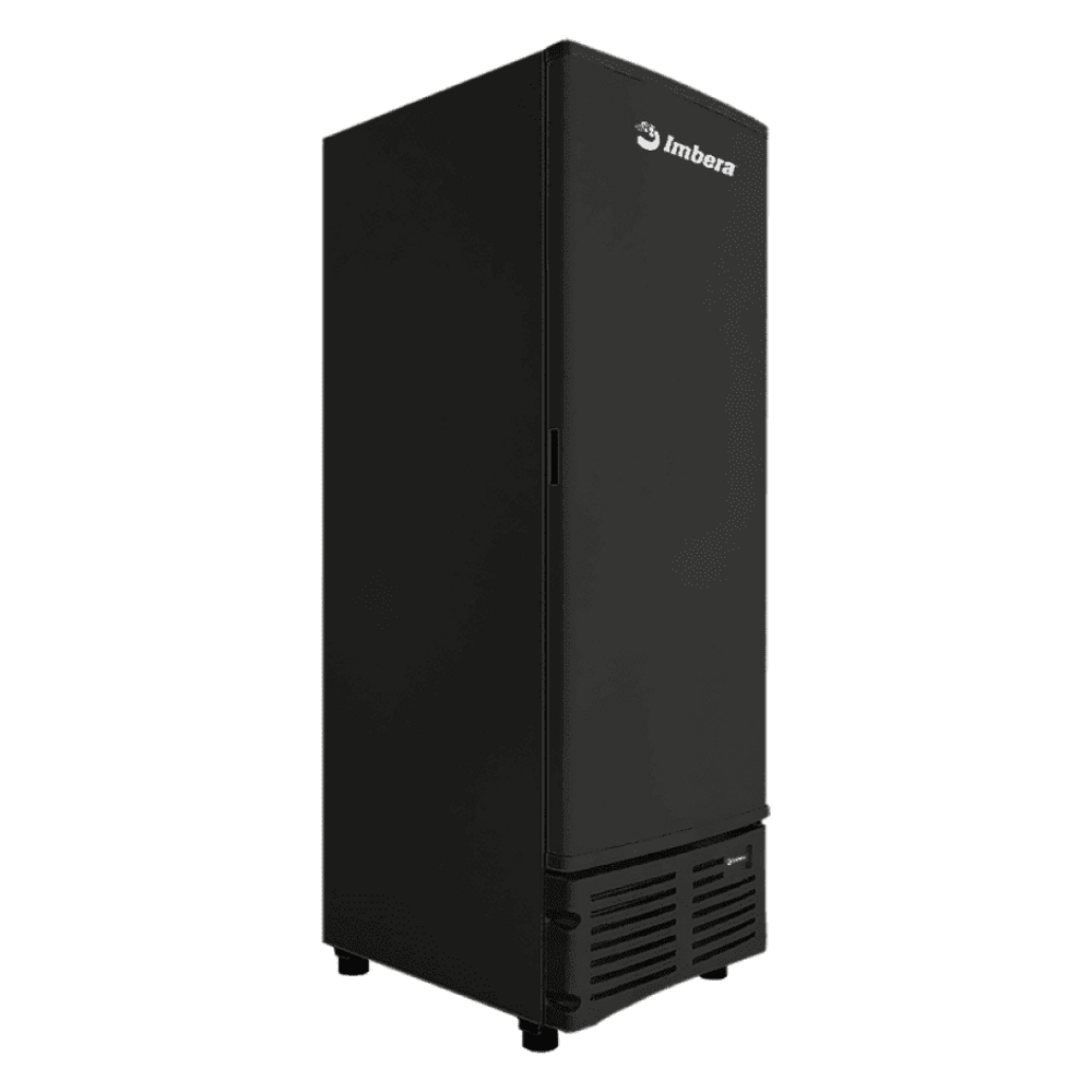 Freezer Vertical Tripla  Ação Porta Cega Preto Imbera EVZ21 127v