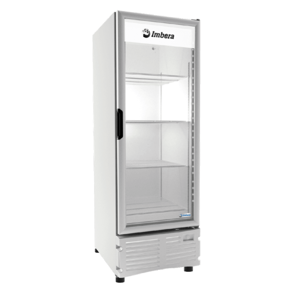 Freezer Vertical Dupla Ação 560L Imbera Porta De Vidro Branco EVZ21 127v