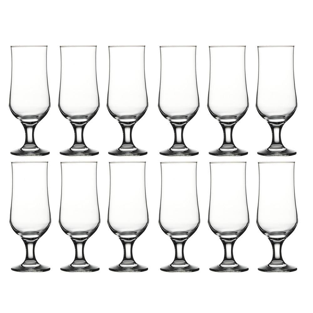 Conjunto 12 Taças Vidro Cerveja 385ml Transparente G4U