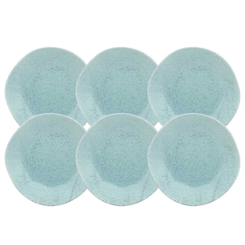Prato Sobremesa Oxford Ryo Blue Bay 21,5cm - Porcelana Azul