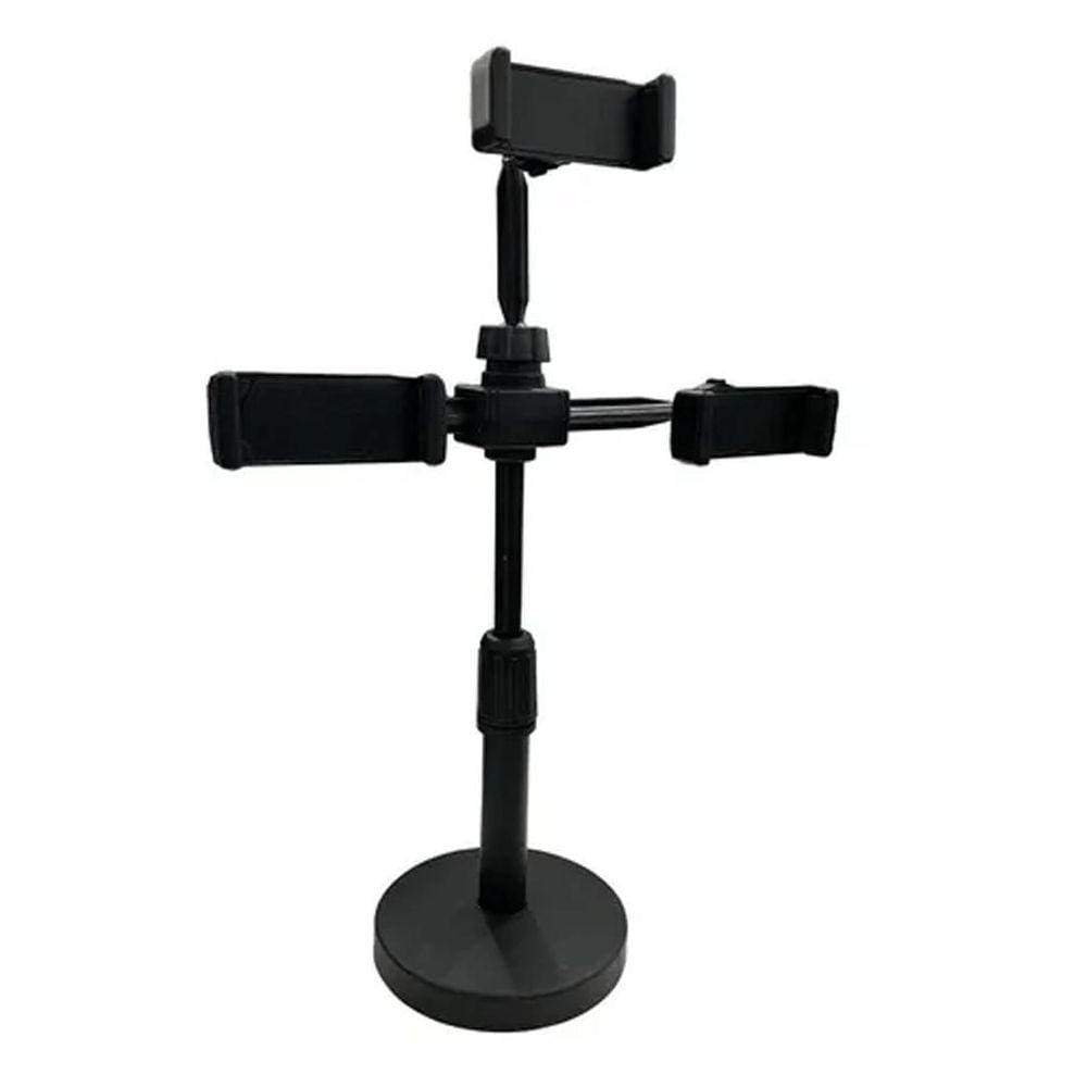 Suporte Triplo Celular Smartphone 27cm - Alumínio