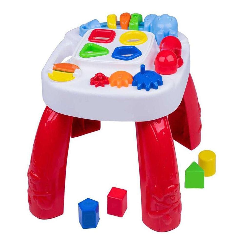 Mesa Didatica Play Time Vermelho
