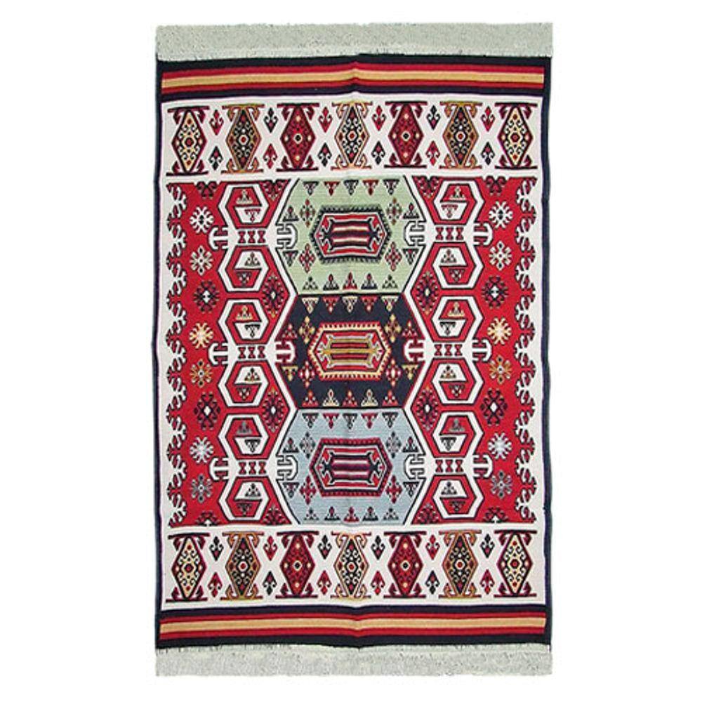 Tapete Turco Kilim Dupla Face - 120x180cm - 22561