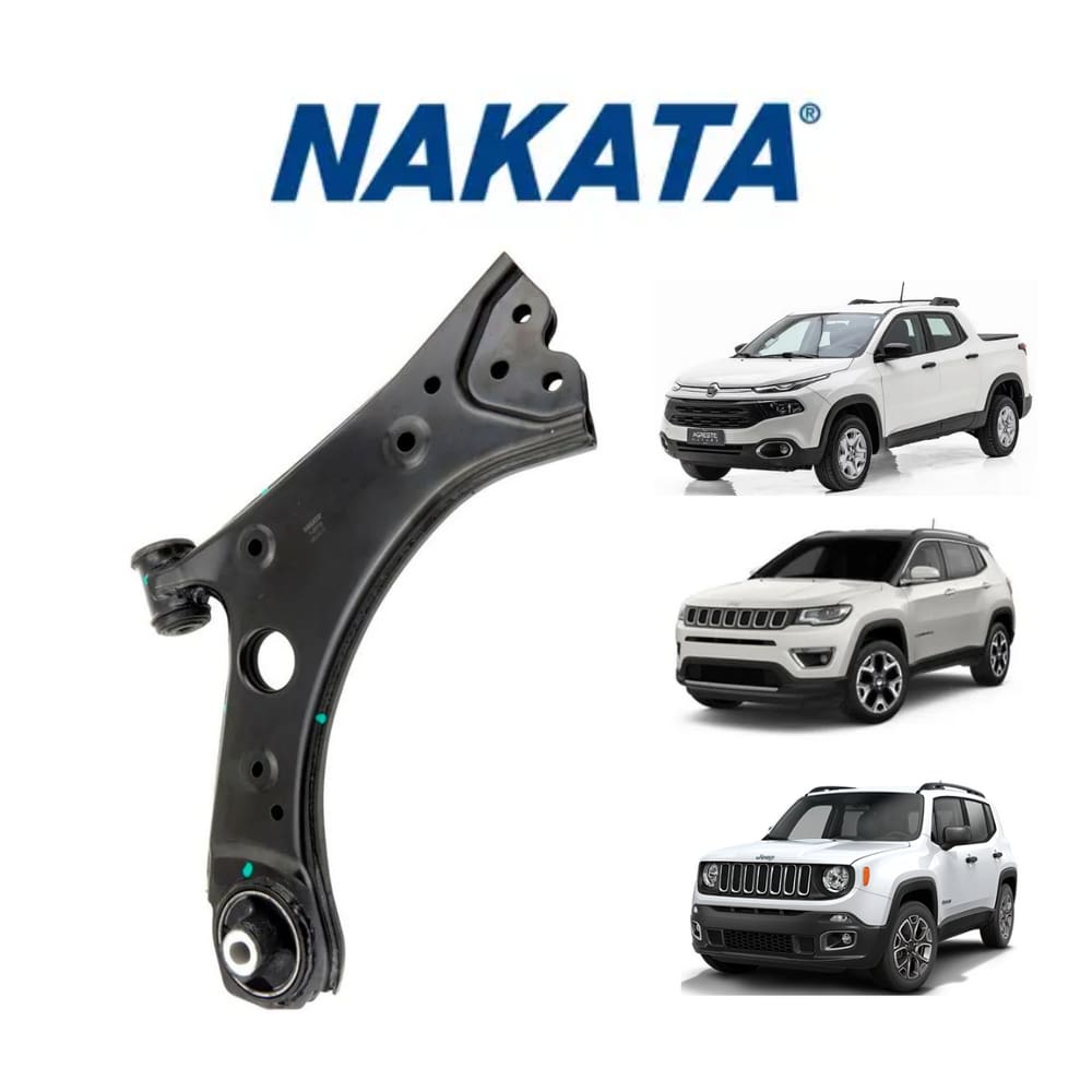 Bandeja Suspensão Sem Pivô Dianteira Esquerda Nakata Jeep Compass 2020