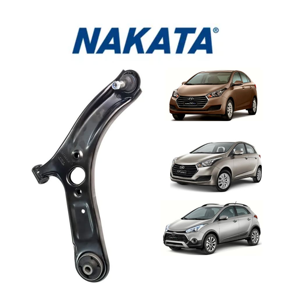 Bandeja Suspensão Com Pivô Nakata Hyundai HB20 2017 Dianteira Direita