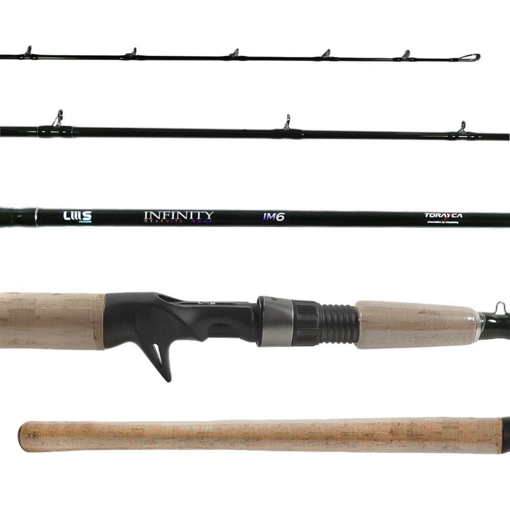 Vara Pesca Carretilha Lumis Infinity Carbono IM6 Torayca 2.13m 30-60Lb Inteiriça