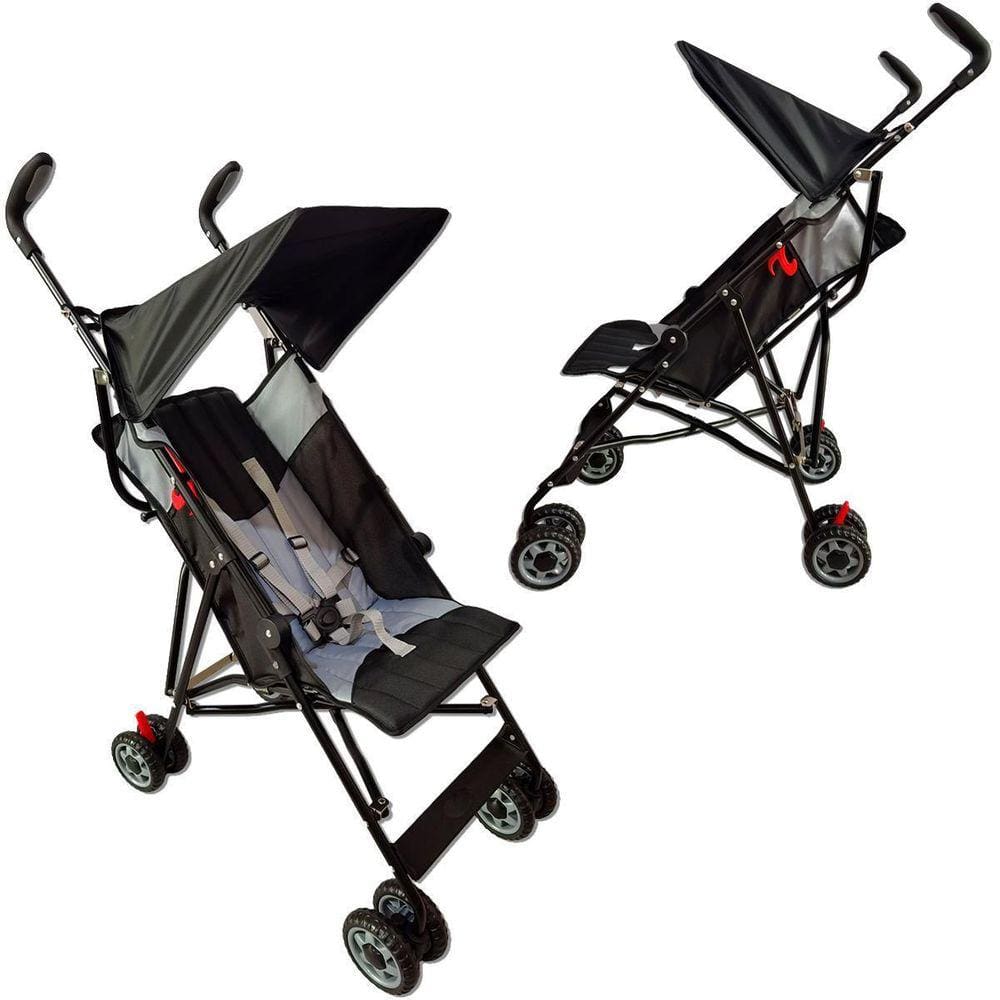 Carrinho de Bebê Turim Baby Style - Leve e Compacto, Reclinável, Capota