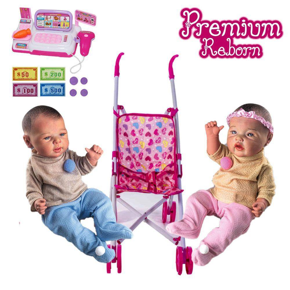 Boneca Bebê Reborn Loira Linda Em Promoção Especial - Kaydora Brinquedos na  Americanas Empresas