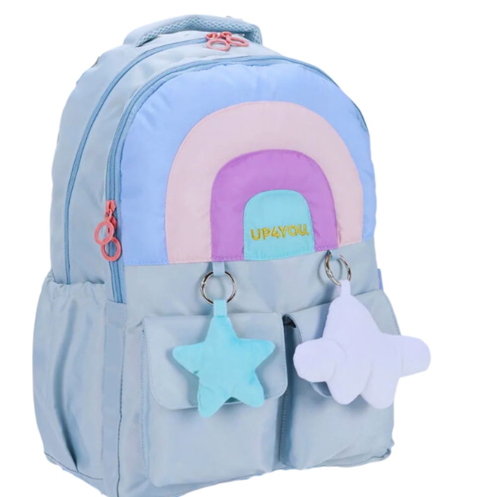 Mochila De Costas Arco-Íris Azul Maxlog IS39951UP0200UN