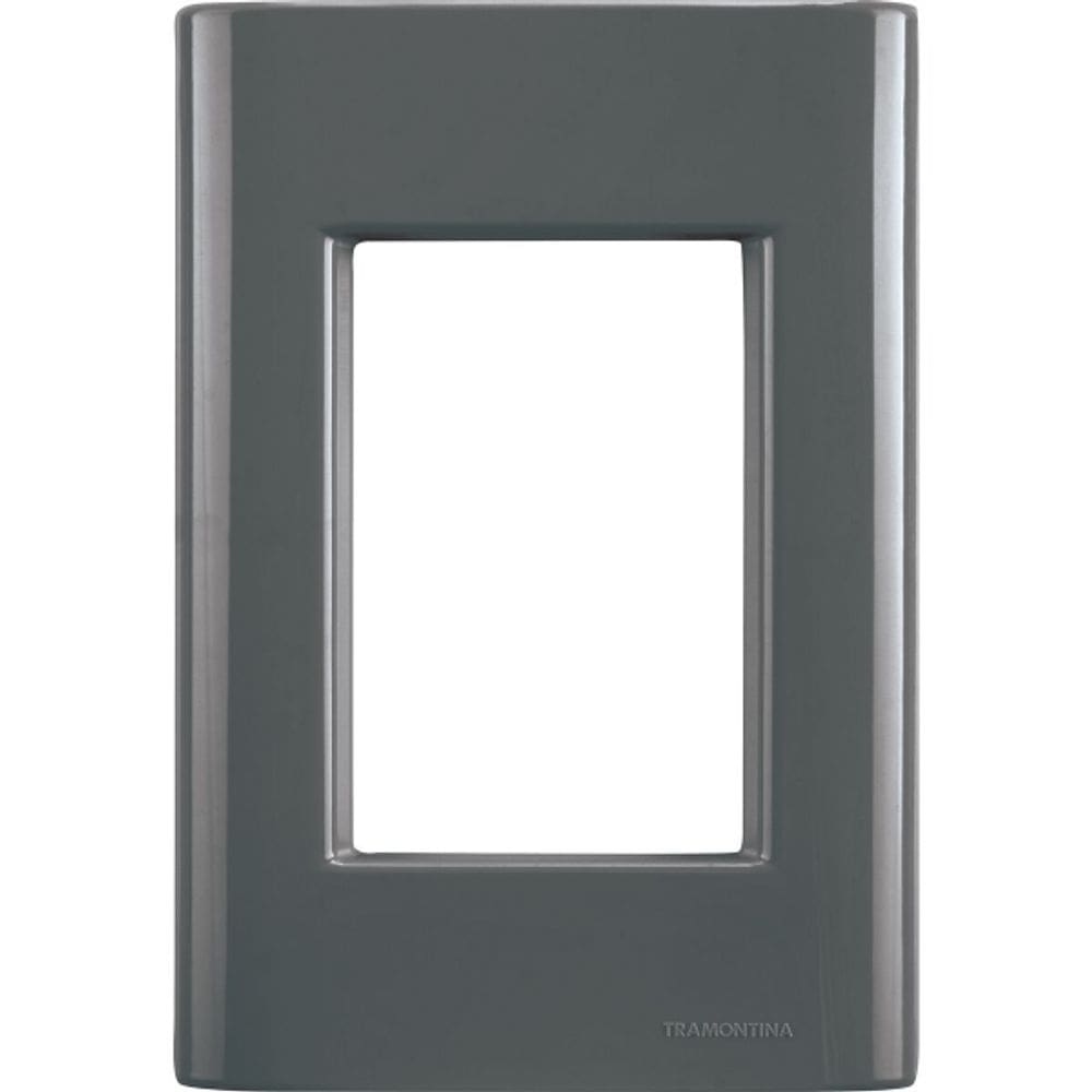 Placa 3 Postos 4X2 Giz Grafite Tramontina