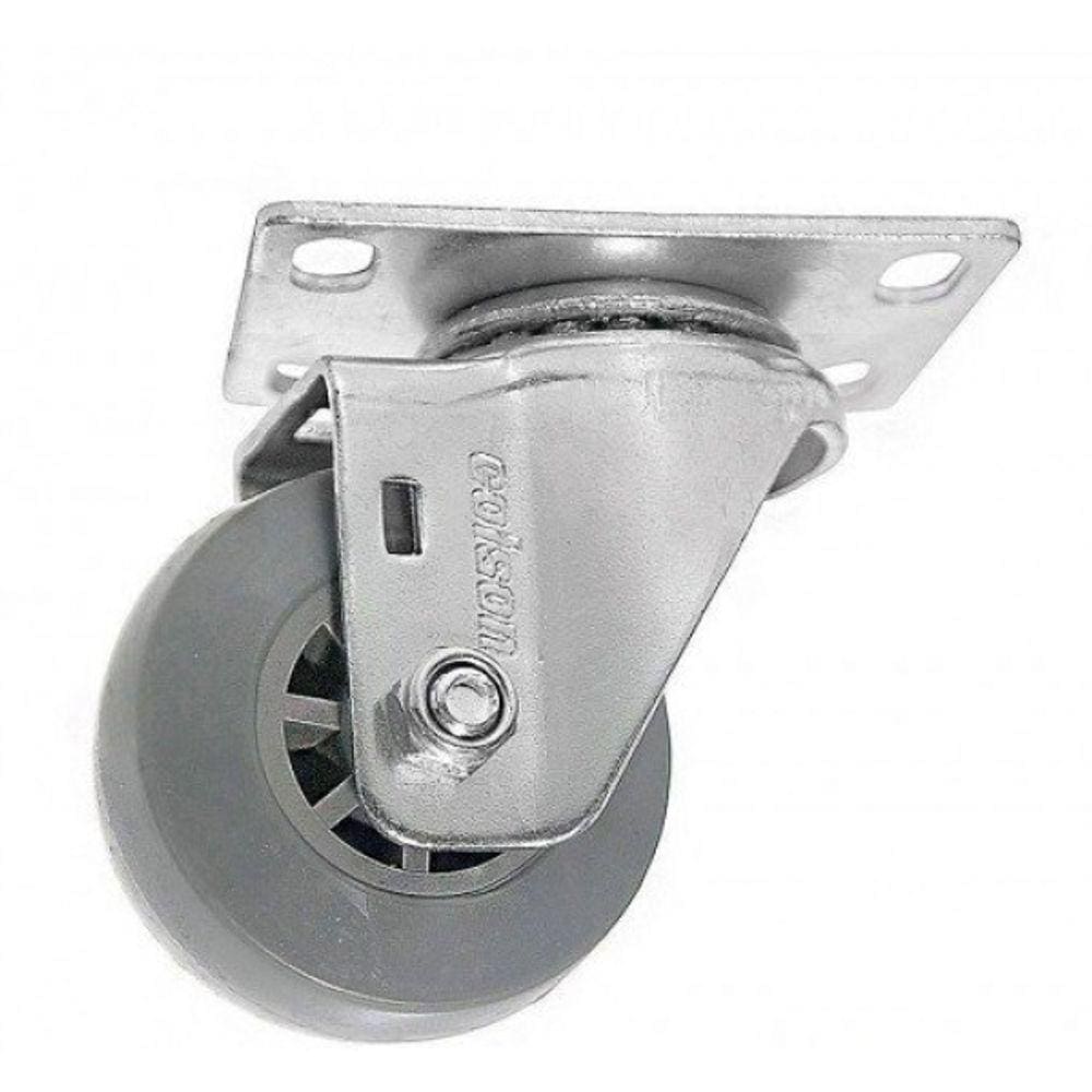 ROD. CINZA GIR. 1.5 8 com PLACA E RODA EM PP FURO PASSANTE