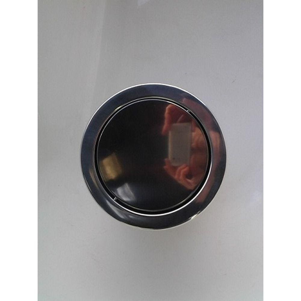 Lixeira 5LTS 20X25CM Pia Embutir No Granito Inox 304 com Tampa Giratoria 5l