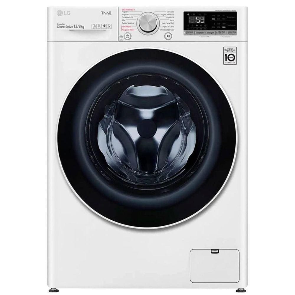 Lava e Seca 13kg 127v Vc4 Lg Thinq Branco