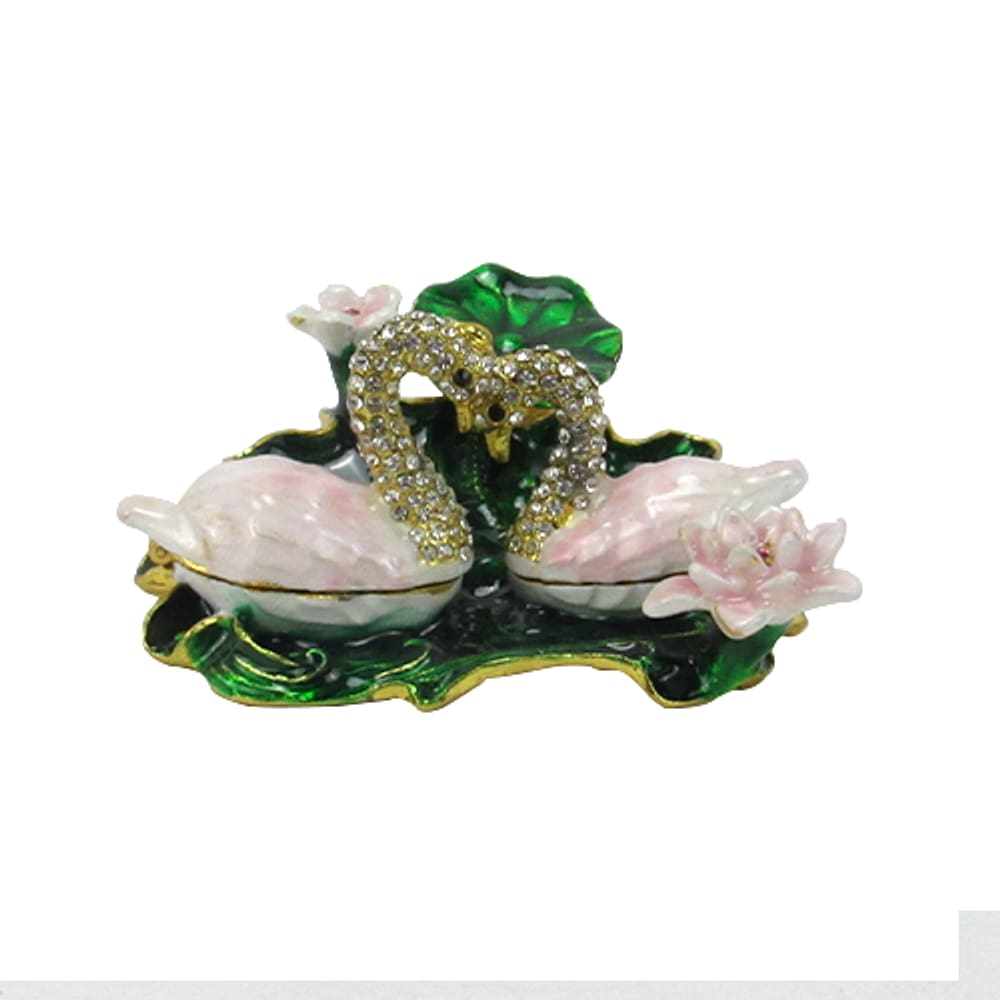 Porta Joias Zamac Cisne - 8x9x4cm - 22254