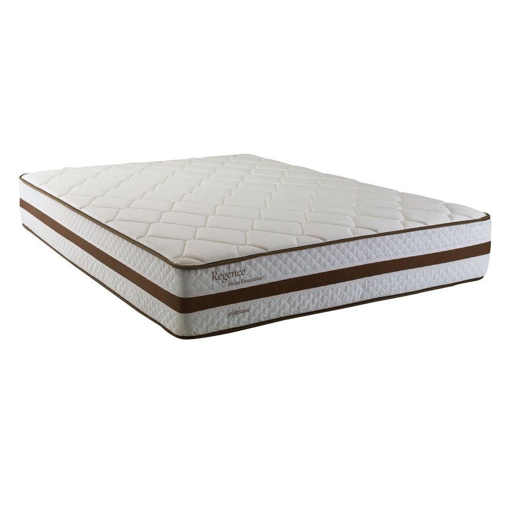 Colchão Queen Mola Ensacada 158 X 198 X 32 Regence Herval Branco/Marrom
