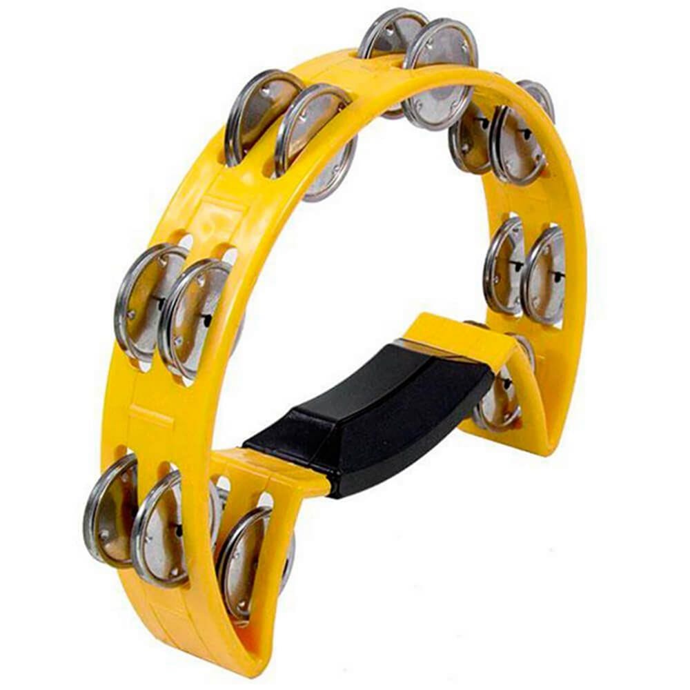 Pandeirola Meia Lua Spanking Amarelo