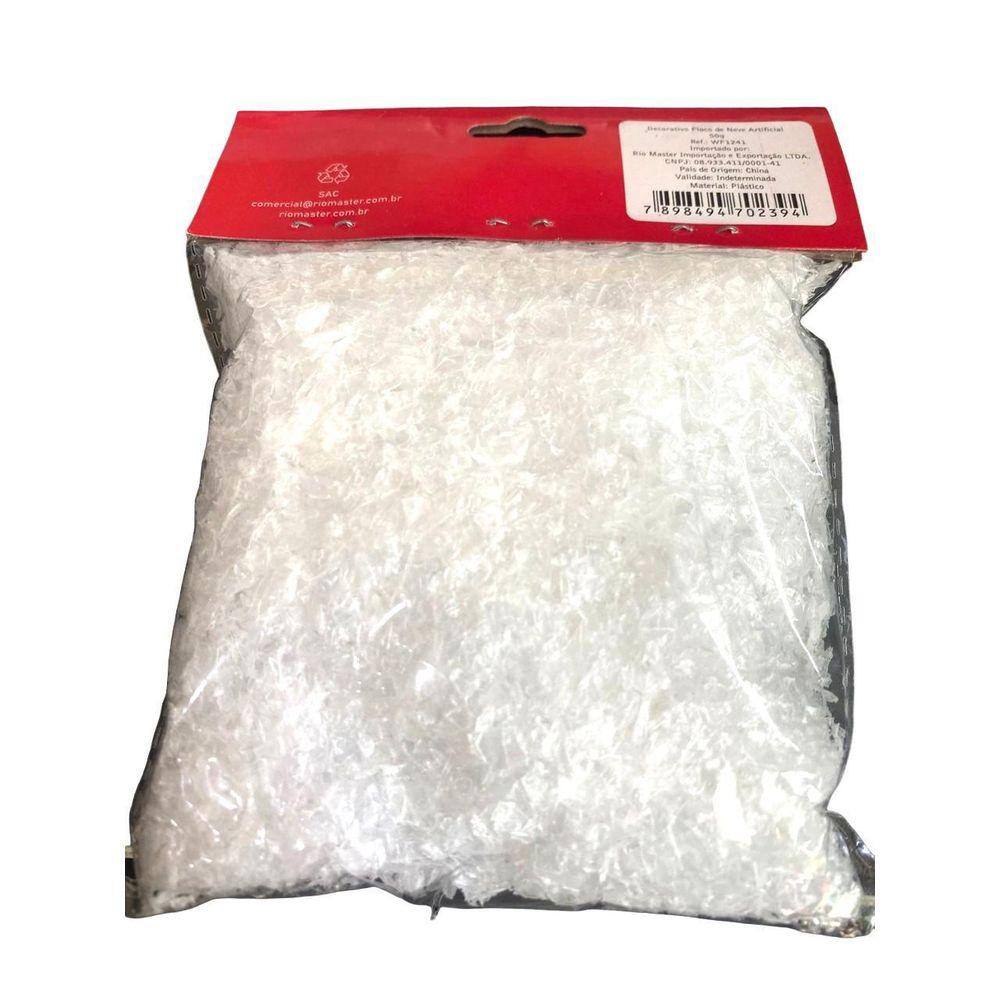 Floco De Neve Artificial 50G Branco
