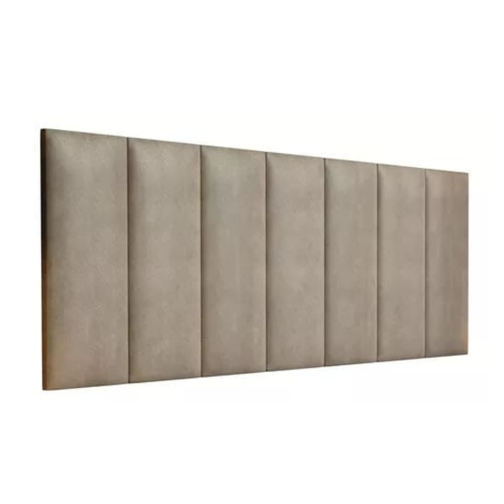 Kit 8 Placas Estofadas Cabeceira Cama Queen 20x60cm