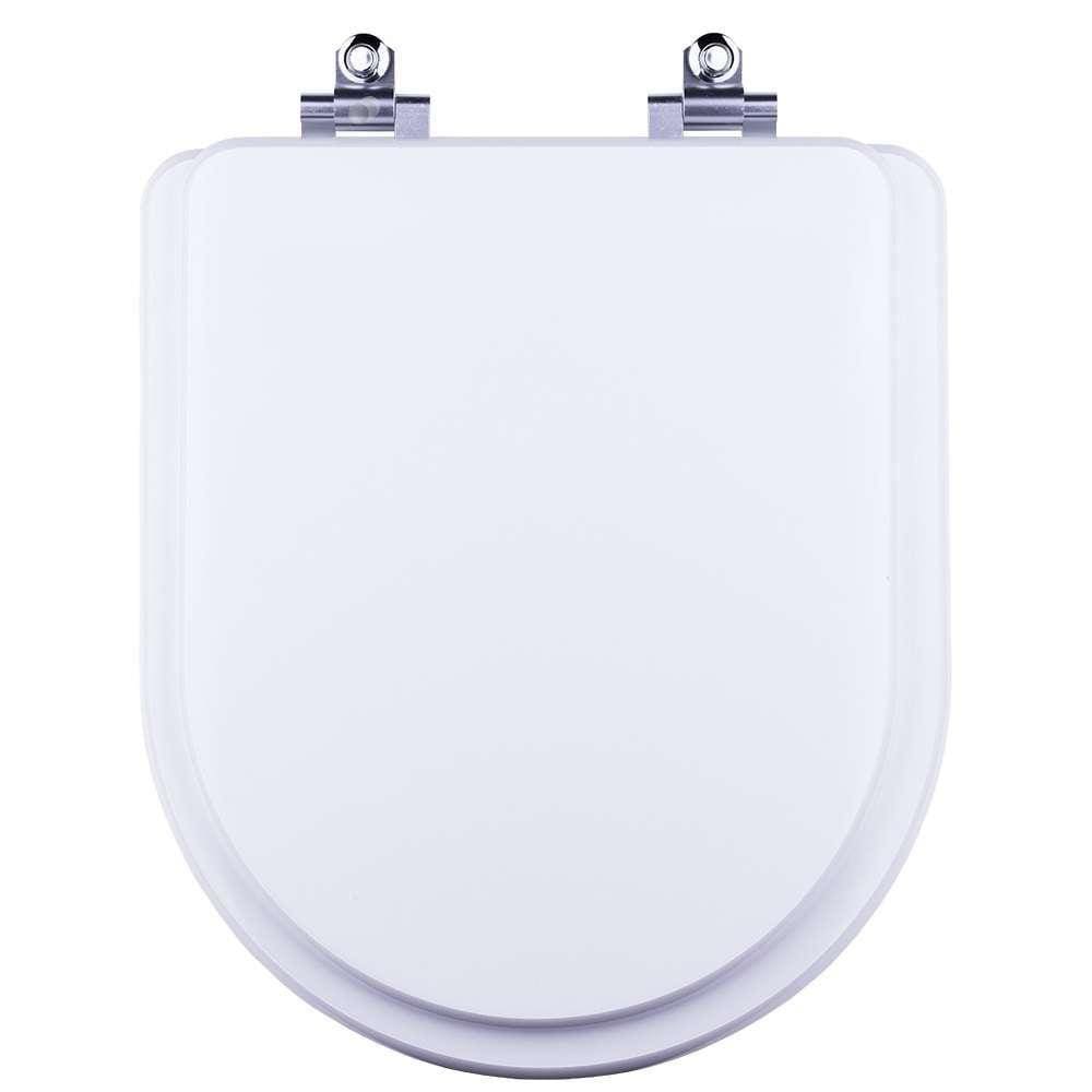 Assento Sanitário Laqueado Soft Close Montezzi Branco para vaso Belize