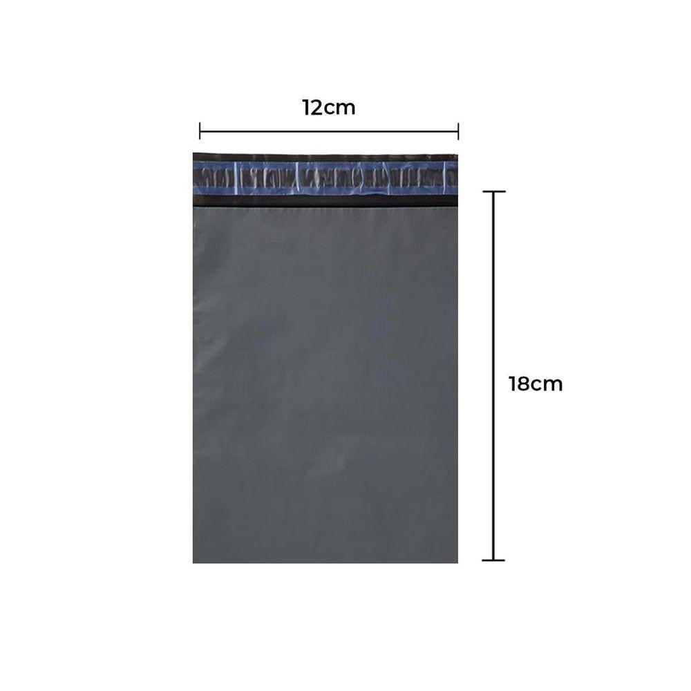 Envelope Plástico De Segurança 12x18 - Preto/Cinza