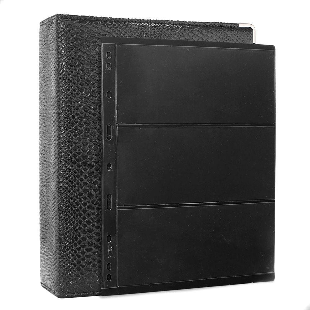 Álbum Fichário 30 Folhas Para Selos 3 Espaços 28x21 Cobra XL