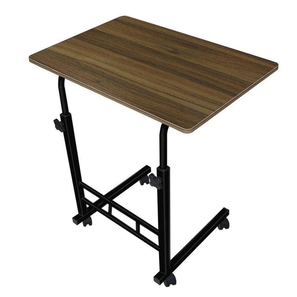 Mesa Multiuso Vexmate Preta - Notebook até 17 - Ajustável - Rodinhas