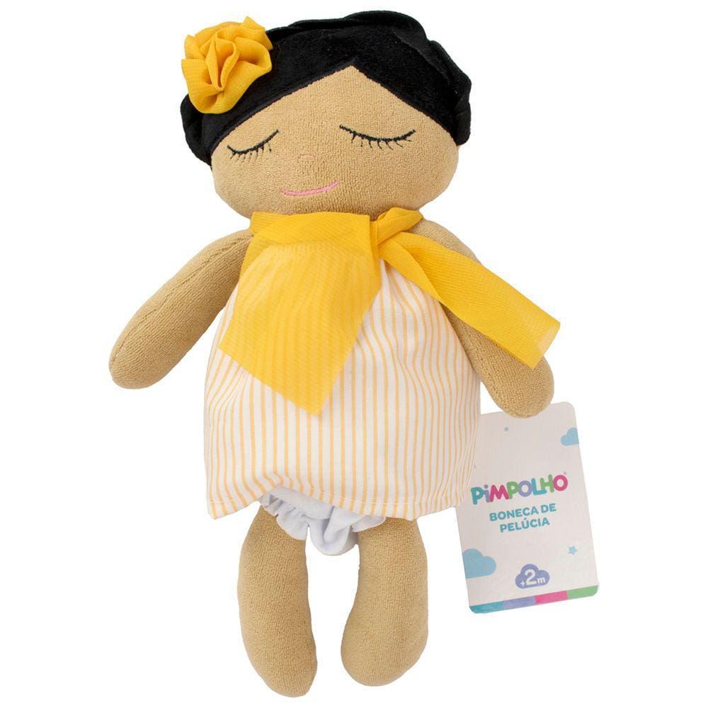 Boneca de Pelúcia Amarelo 30 x 18 cm - Pimpolho
