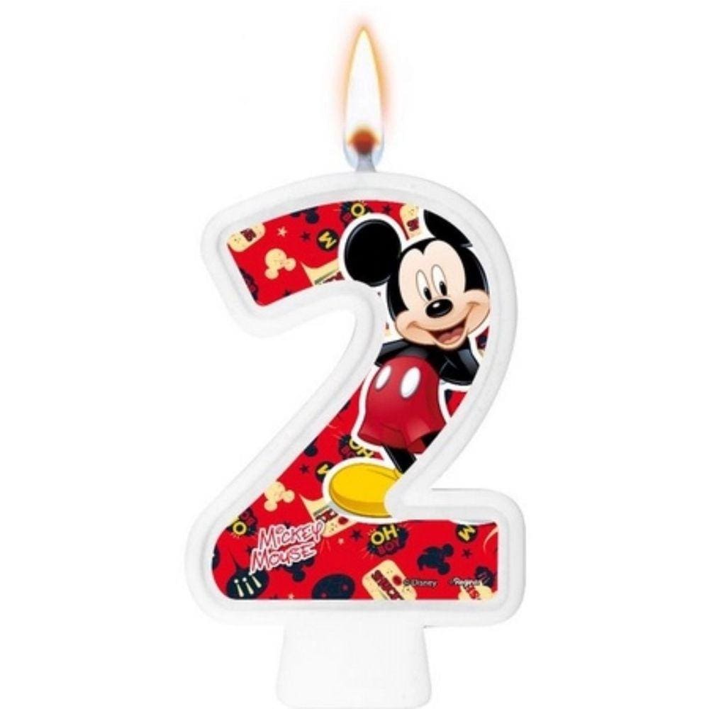 Vela Mickey Mouse Número 2