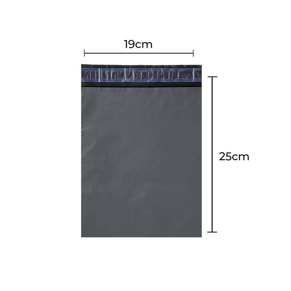 Envelope de Segurança 19x25 Eco 500 Unidades Preto/Cinza