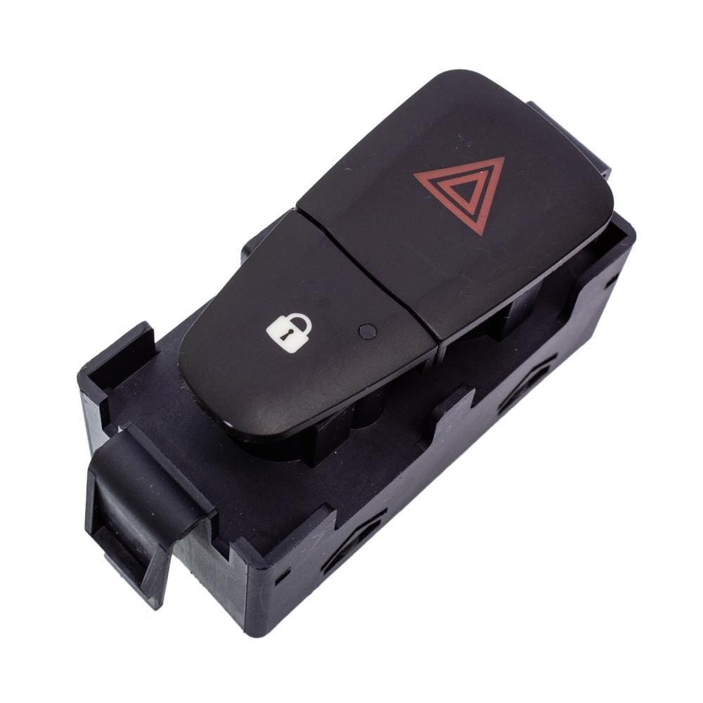 Botão Pisca Alerta Renault Fluence 2012 a 2015 Logan 2014 a 2017 Sandero 2015 a 2017 Com Trava Portas -Kostal - 10529315
