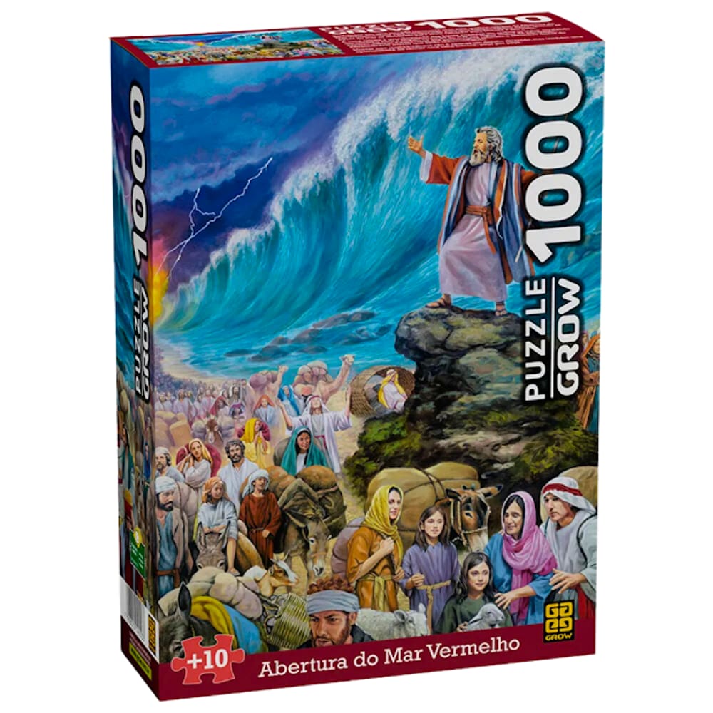 Quebra Cabeça Puzzle 1000 P Abertura Do Mar Vermelho Grow