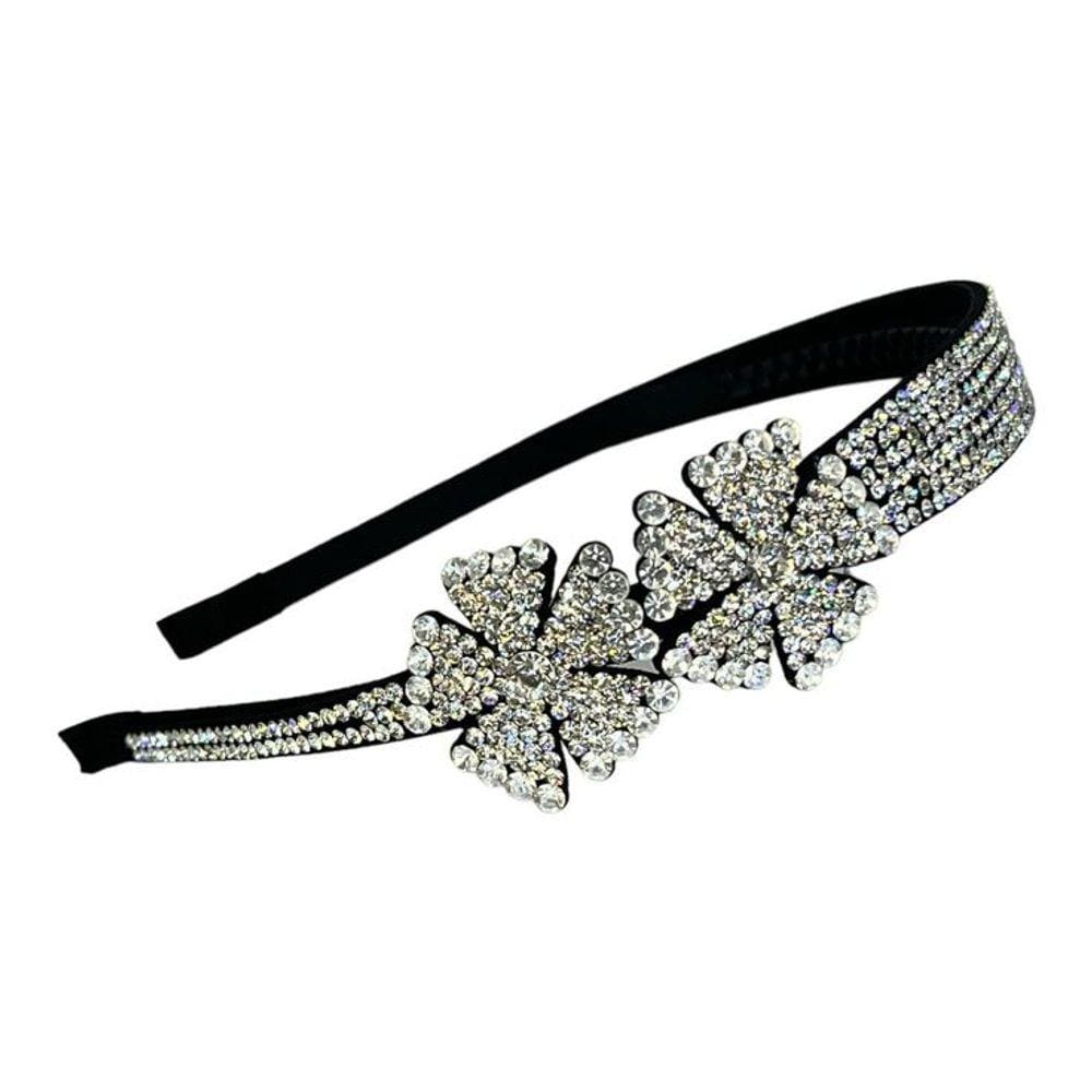 Tiara de Cabelo Dois Trevos