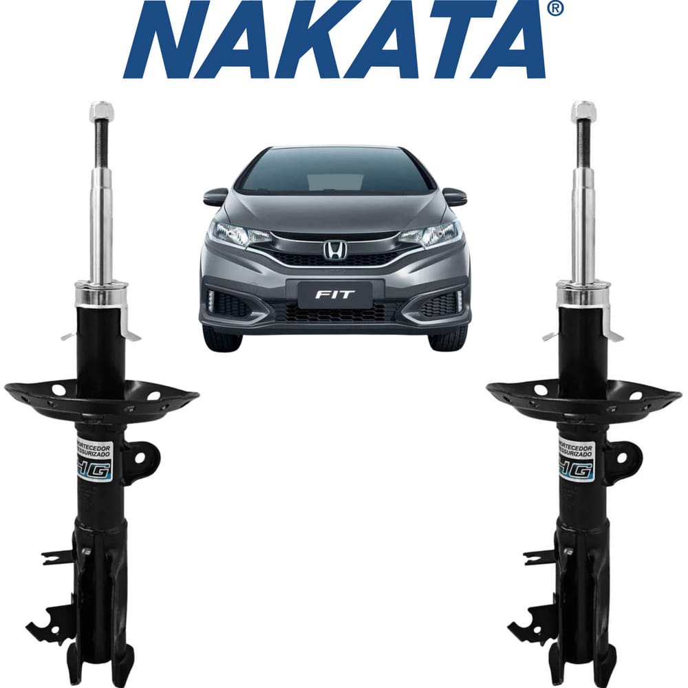 2 Amortecedor Dianteiro Nakata Honda Fit 2018