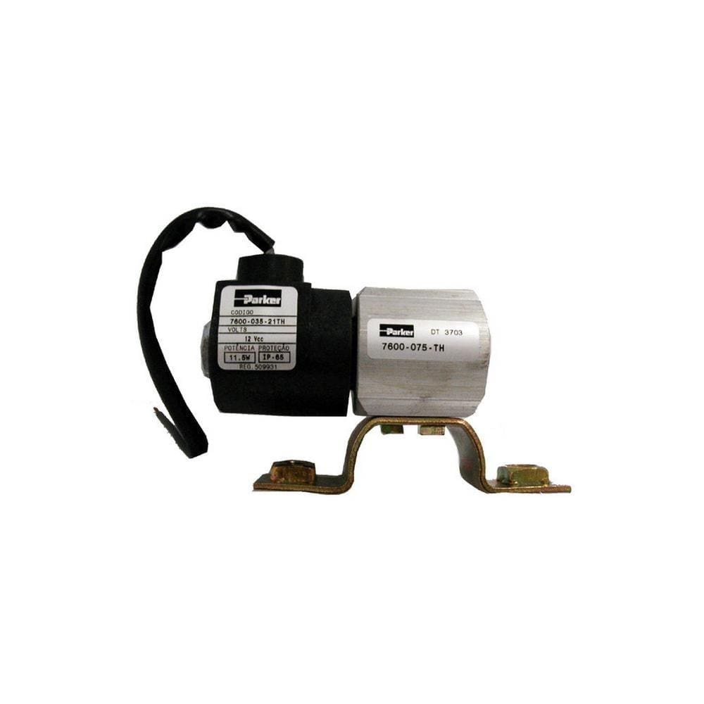 Válvula Solenoide 12v Pressão Máxima 8,6 Bar - Parker - 7600075RTH