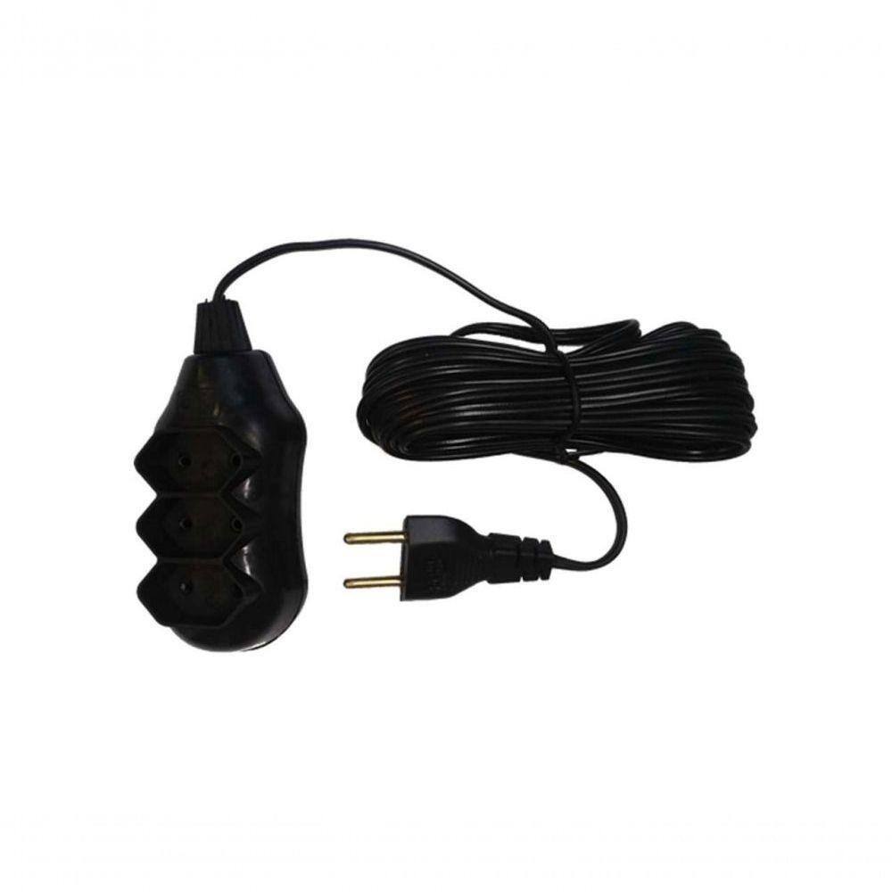 Extensao Fc New Pop Par 01,50M 2X0,75 Preto Blister