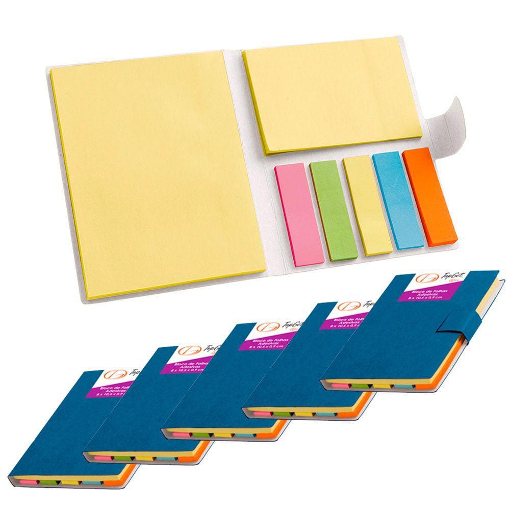 Kit 5x Mini Kit 7 Blocos Adesivados Cairo TopGet