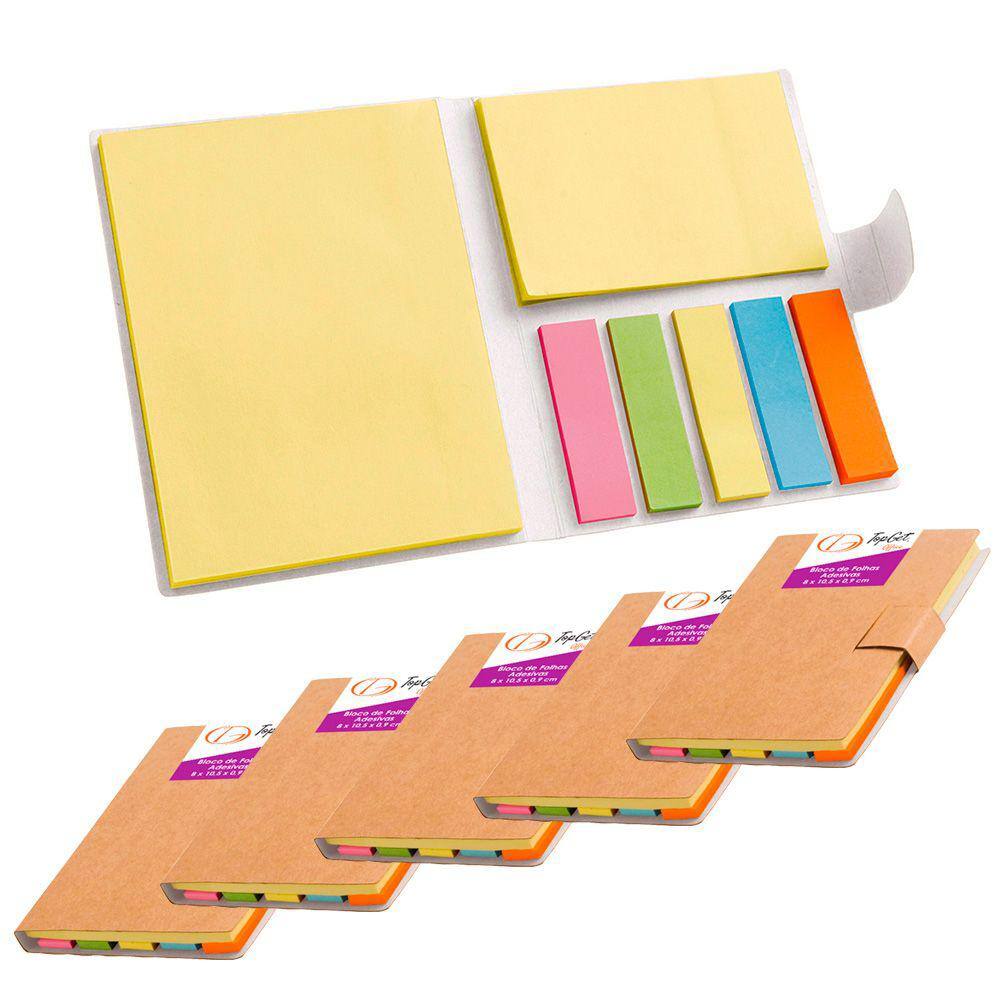 Kit 5x Mini Kit 7 Blocos Adesivados Cairo TopGet