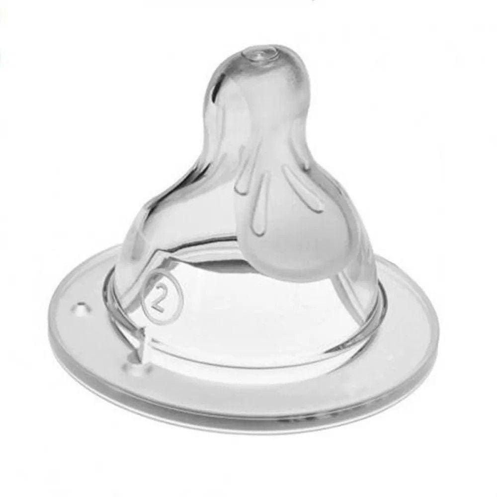 Bico de Mamadeira Silicone 2m+ Fluxo Médio SkinSoft - MAM