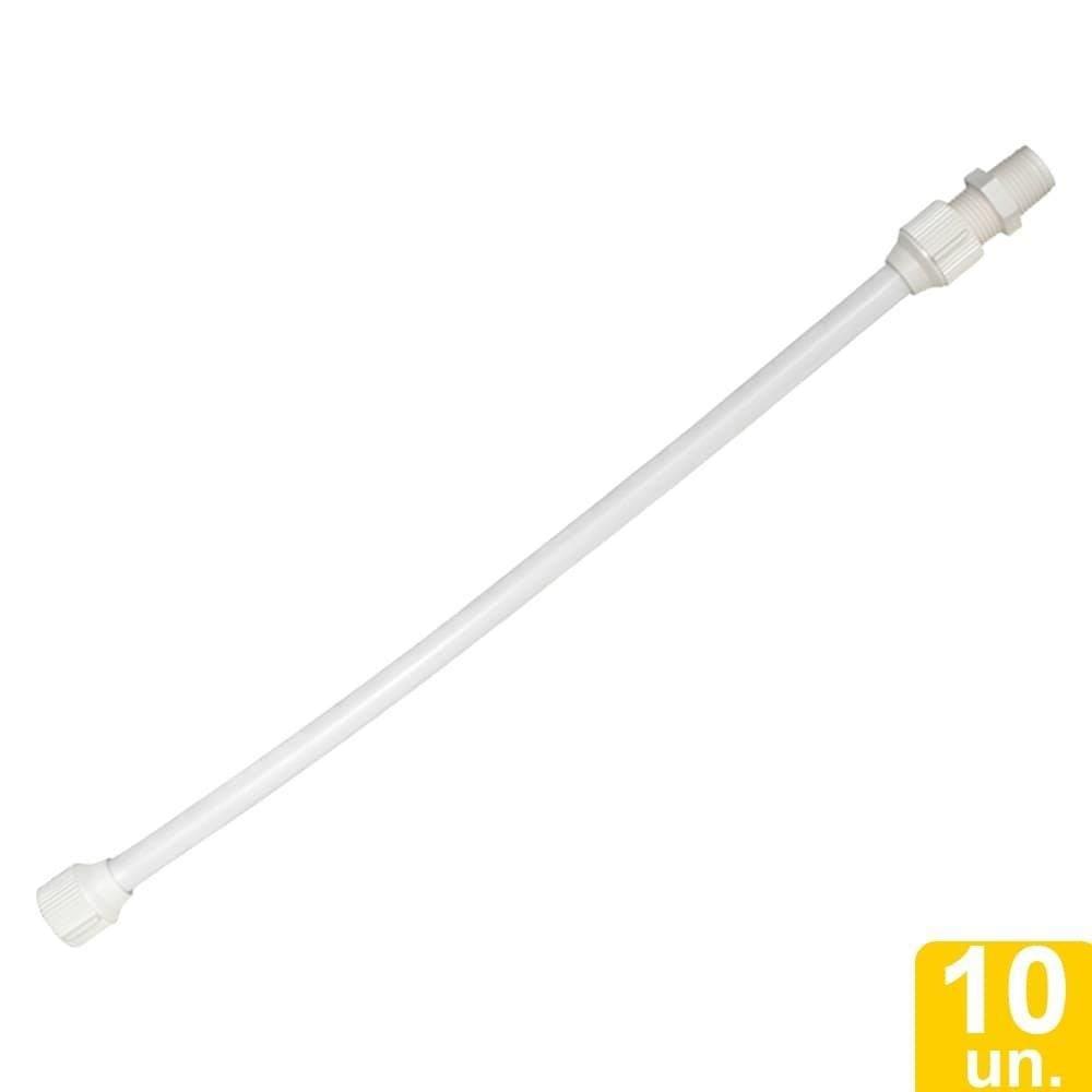Engate Flexível Plastilit 1/2 50cm - Embalagem com 10 Unidades