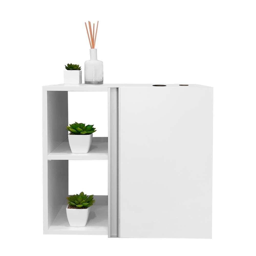 Conjunto Gabinete para Banheiro Branco 55cm sem Cuba Harpia