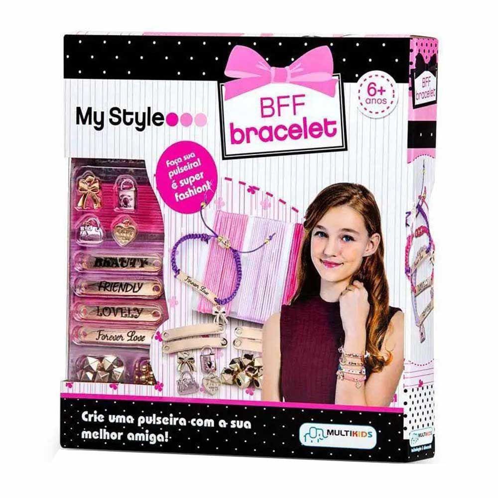Conjunto Bijuterias Infantil - My Style - Pulseiras BFF Bracelet - Multikids