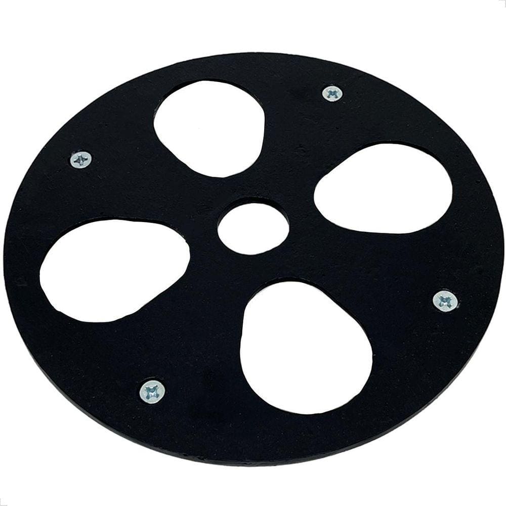 Suporte Alumínio c/ Rodízios Gel 30cm - Proteção e Mobil.