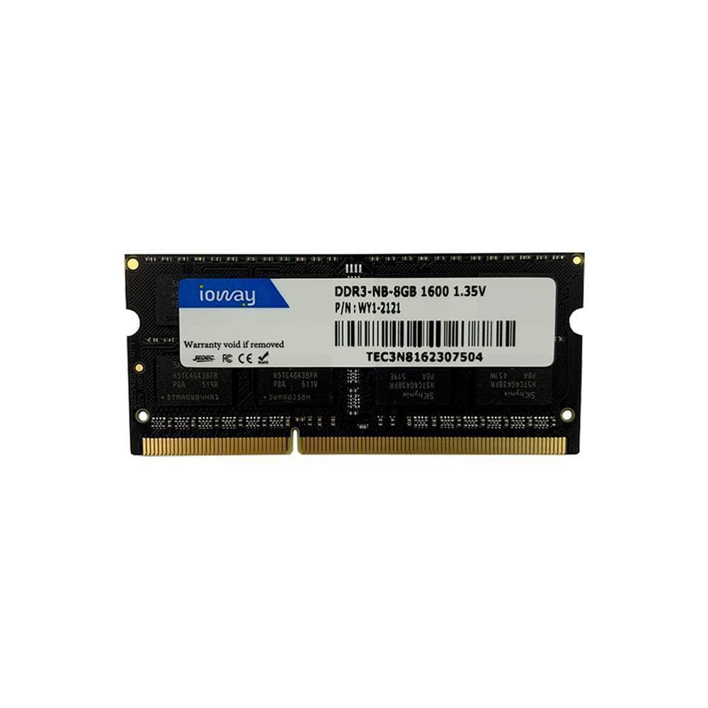 Memória Ram 8Gb Ddr3 1600Mhz Sodimm Ioway