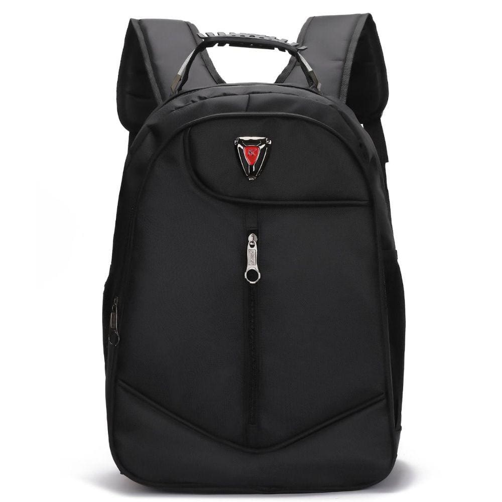 Mochila de Costas Reforçada Executiva Cabo de Aço Preto