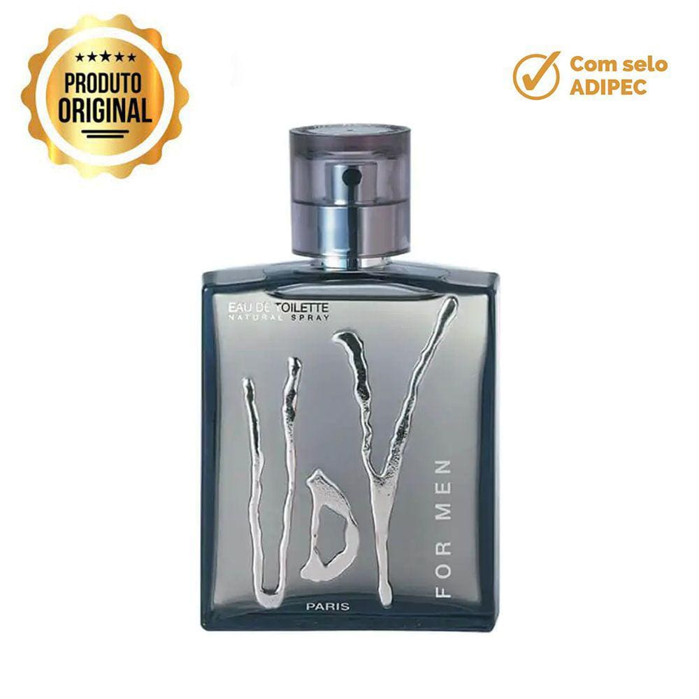 Perfume Udv Cinza Edt Ulric De Varens Masculino 100ml